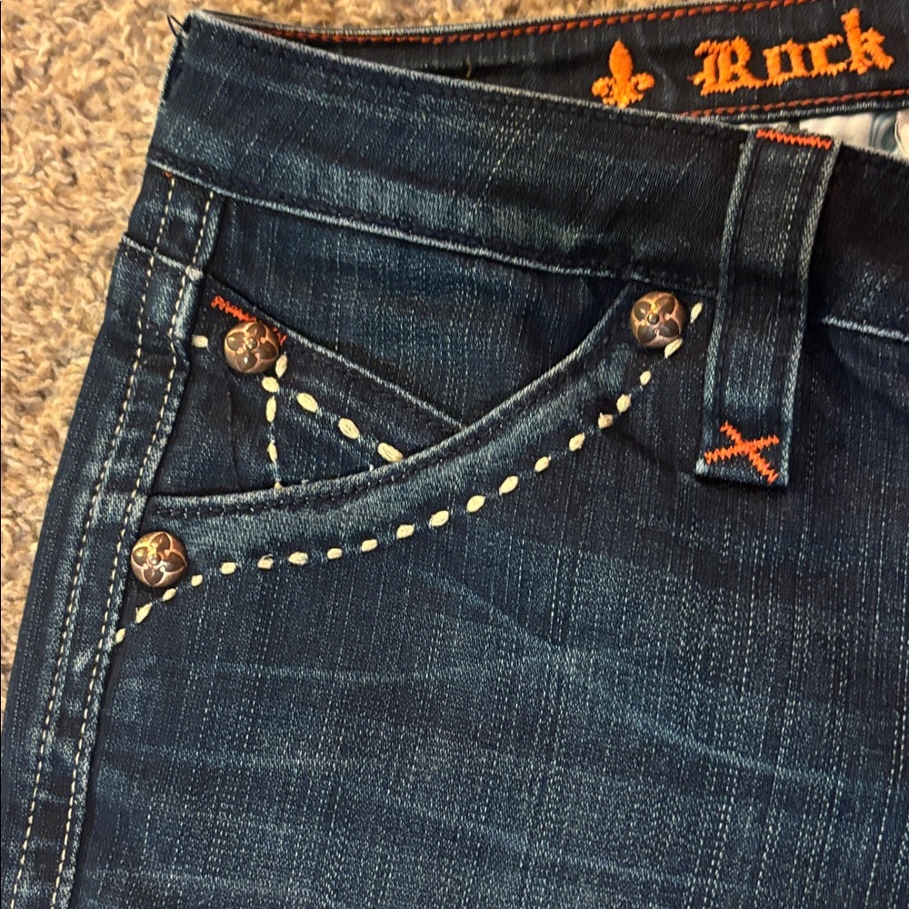 Rock revival low rise jeans